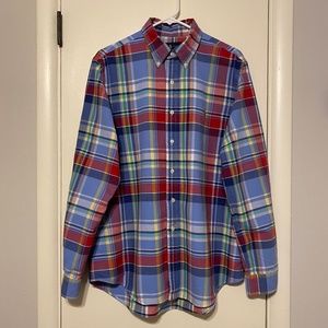 Men's Multicolor Plaid Shirt